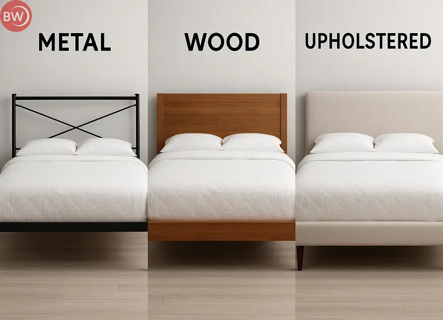 Best Bed Frame Materials: Metal, Wood, or Upholstered?